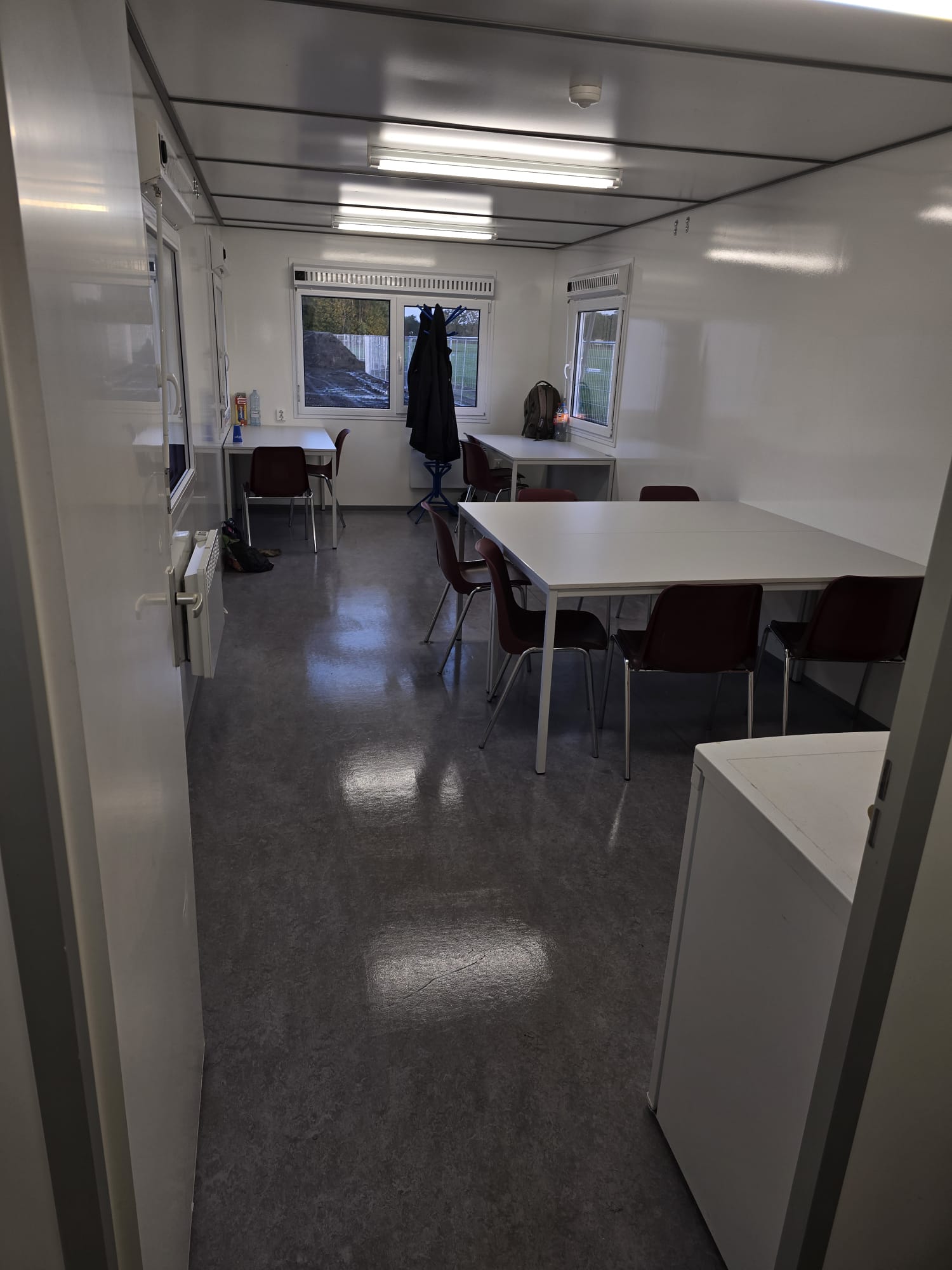 Schoonmaakproject bouwkeet