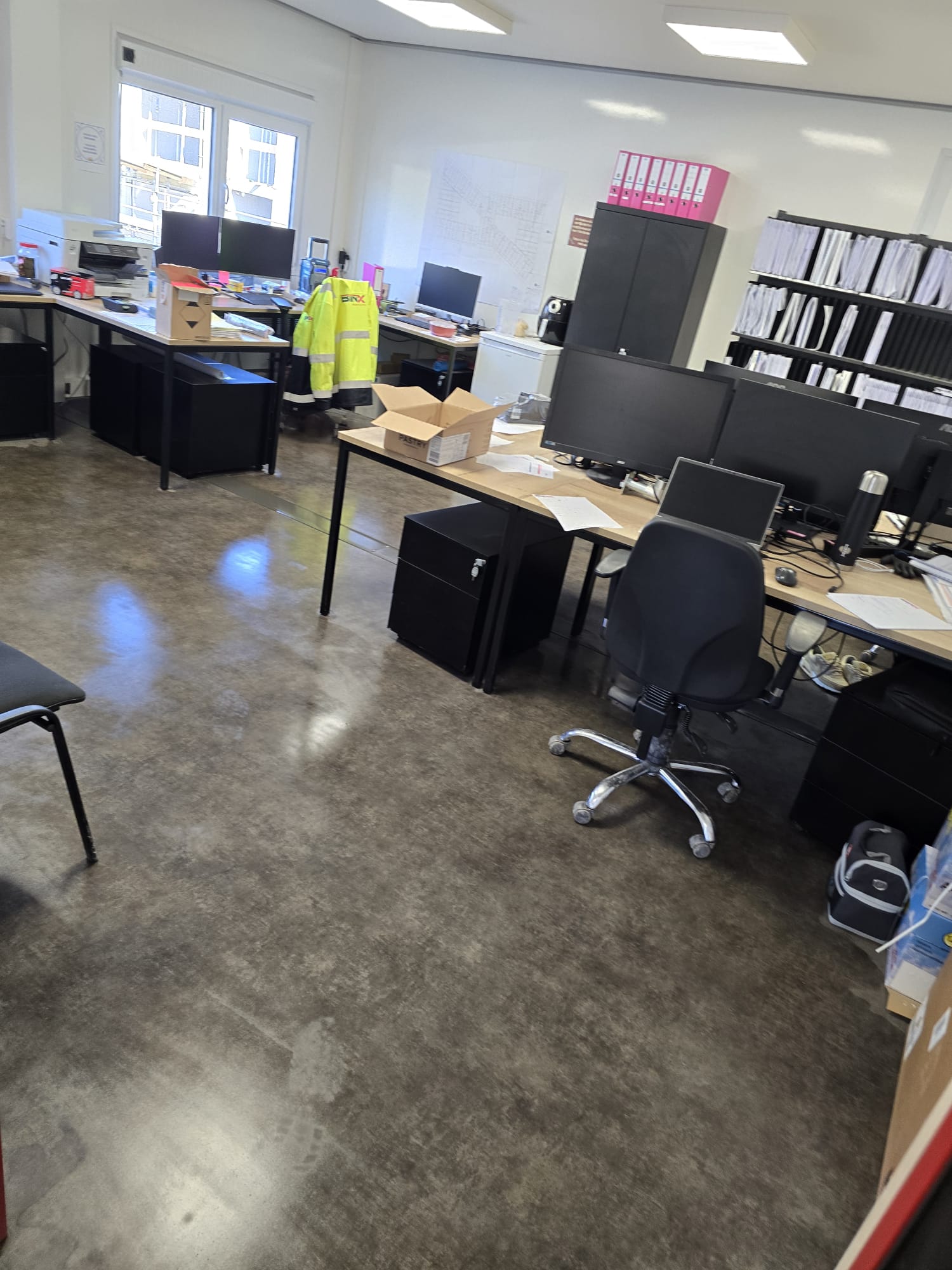 Schoonmaakproject bouwkeet