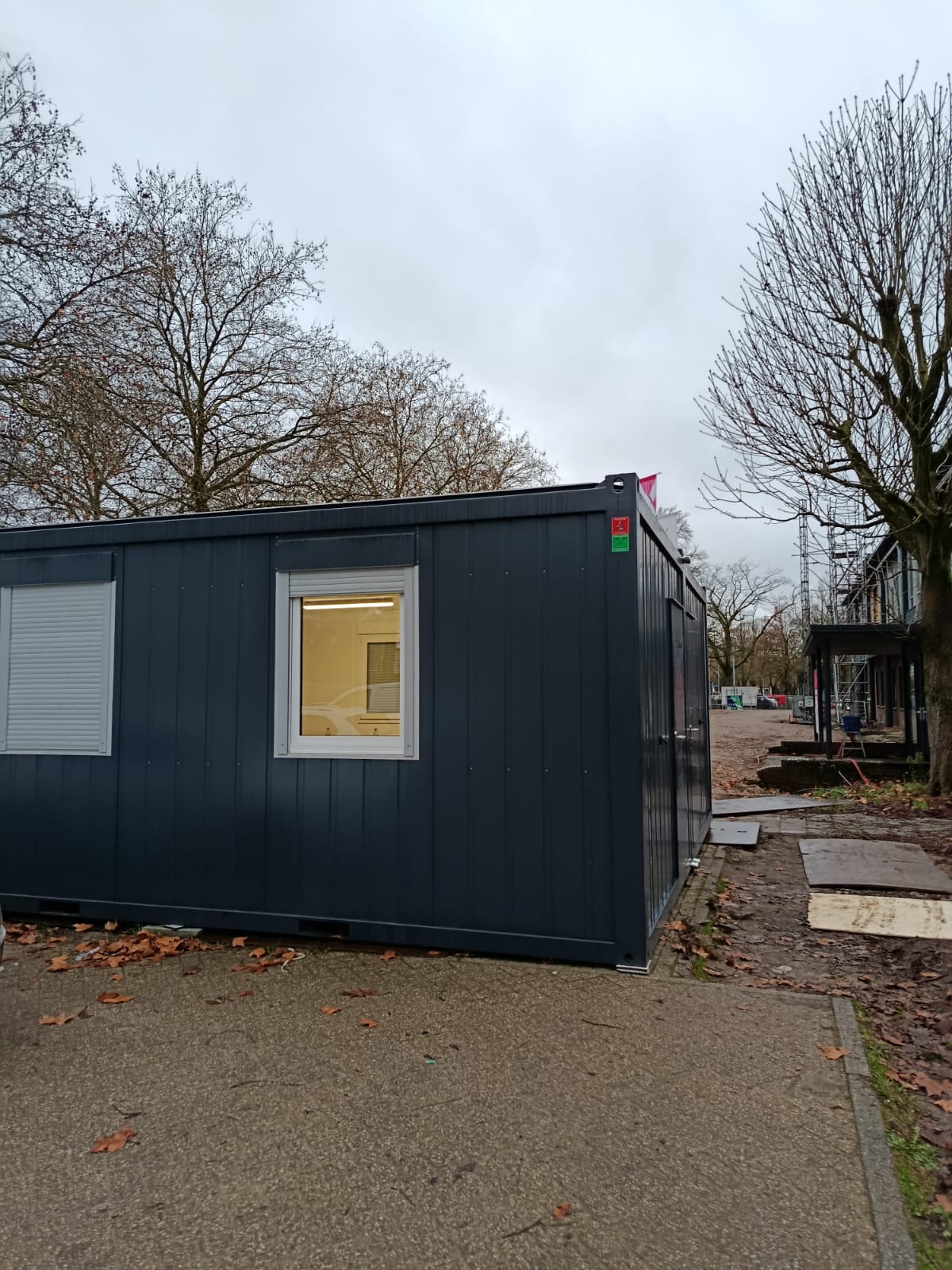 Schoonmaakproject bouwkeet